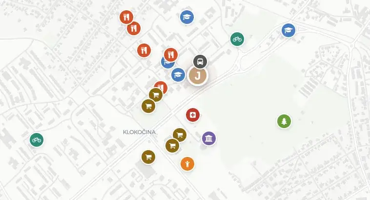 Lokalita Bytový dom Jurkovičova - Klokočina